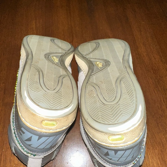 Nike Terminator Lite -Silver- Custom Designed w/ Swarovski crystals Sz 9.5 - Picture 7 of 13